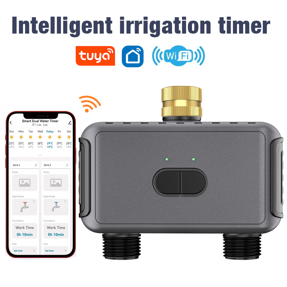 Smart Garden Valve - Wifi Otomatik Su Zamanlayıcısı Çift Hortumlu