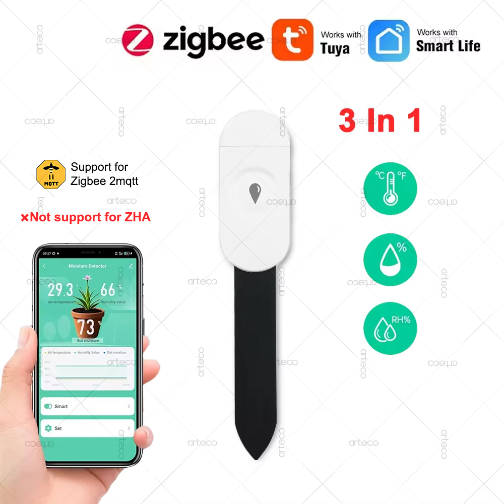 Smart Soil Sensor - Tuya Zigbee Sıcaklık Nem Dedektörü Akıllı
