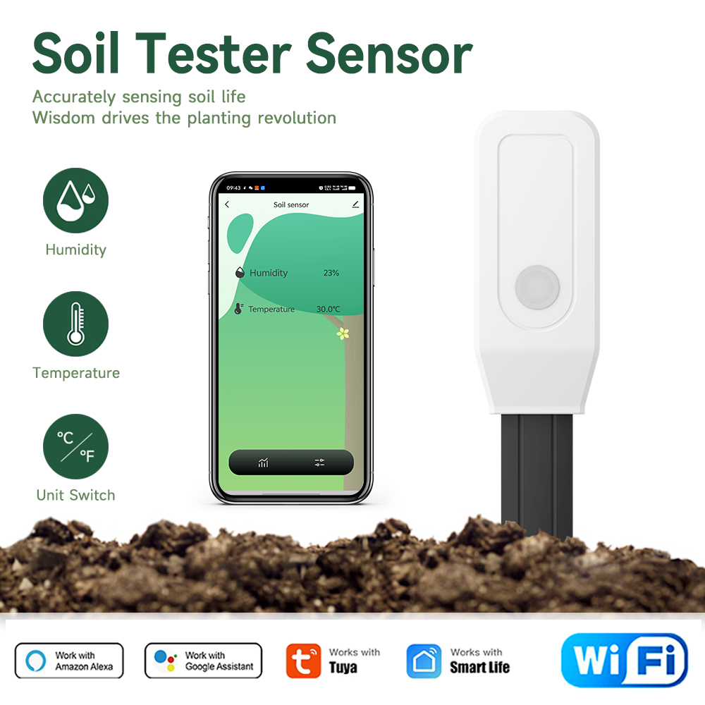 Smart Soil Sensor - Tuya Akıllı WiFi Toprak Test Cihazı