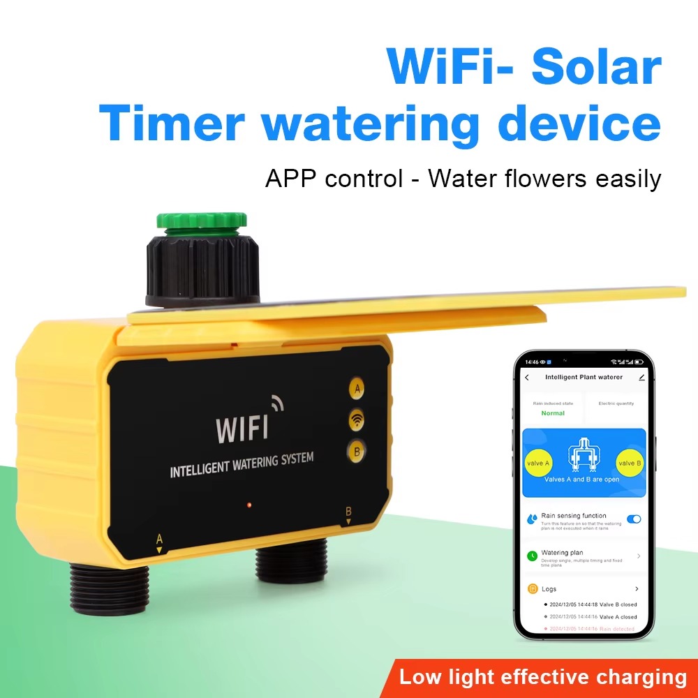 1/2 Çıkışlı WIFI Güneş Enerjil - Smart Garden Valve incelemesi ve fiyatı