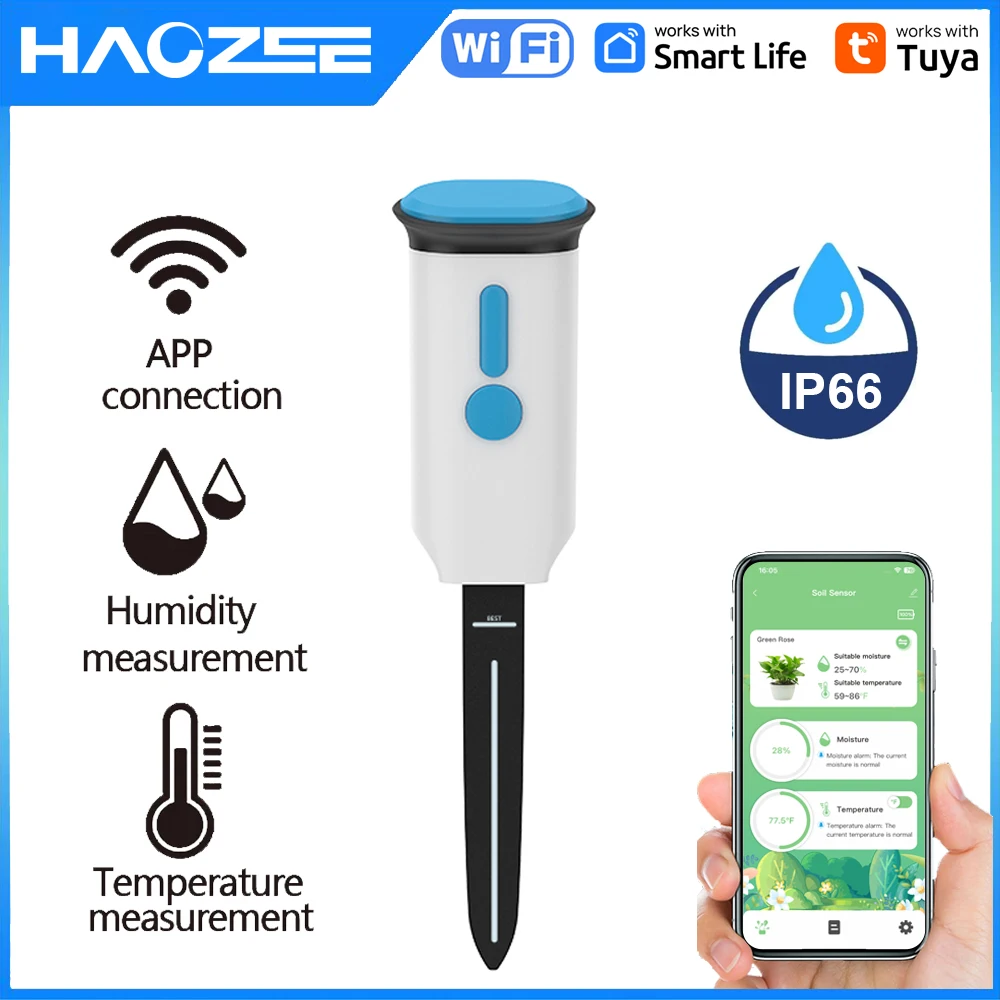 Haozee Tuya Akıllı WiFi Toprak - Smart Soil Sensor incelemesi ve fiyatı
