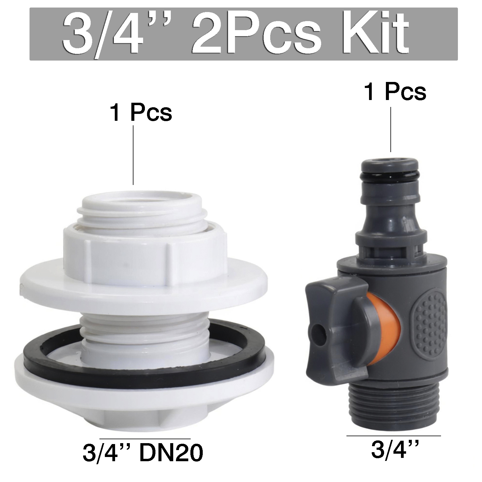 2 Adet 3/4'' Set: 1 Adet IBC S - Smart Garden Valve incelemesi ve fiyatı