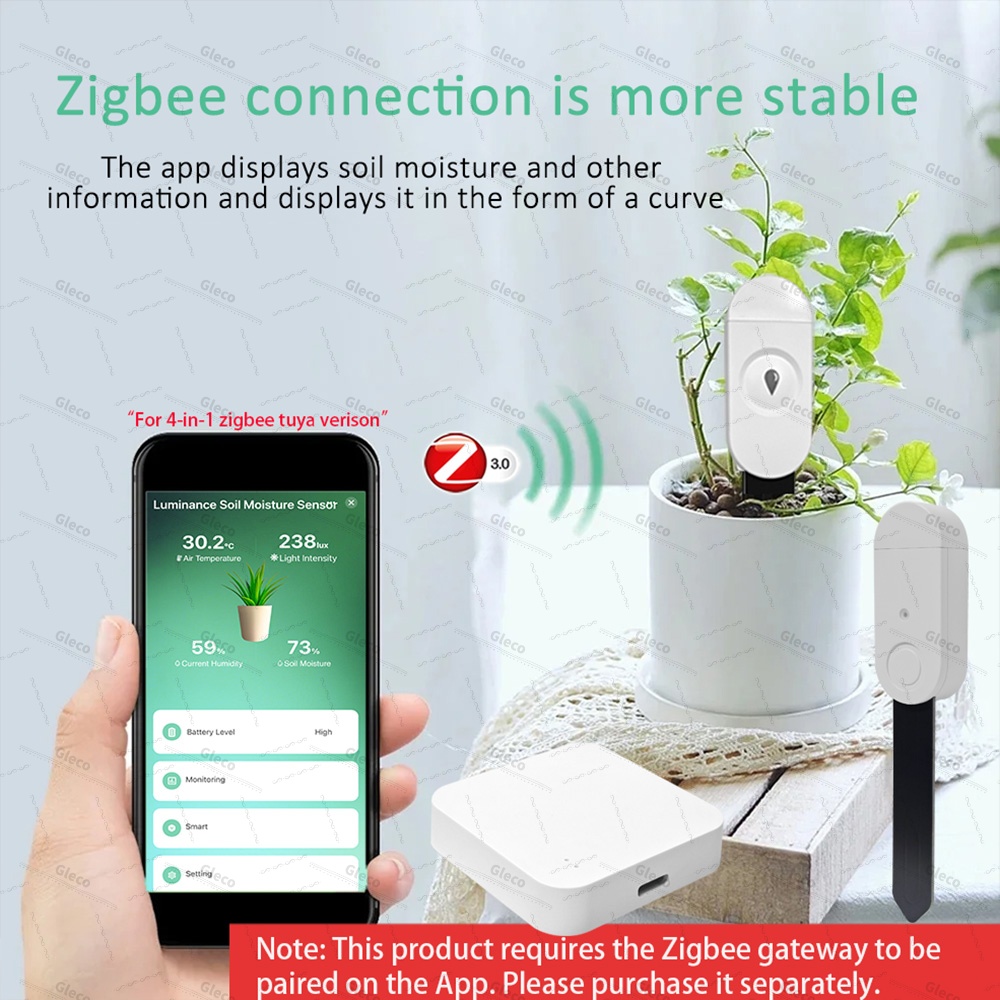 Zigbee Toprak Nem Sensörü Ölçe - Smart Soil Sensor incelemesi ve fiyatı