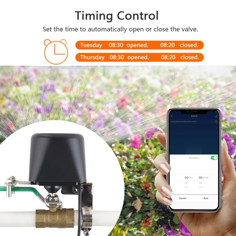 Akıllı WiFi Su Vanası Zigbee G - Smart Garden Valve incelemesi ve fiyatı