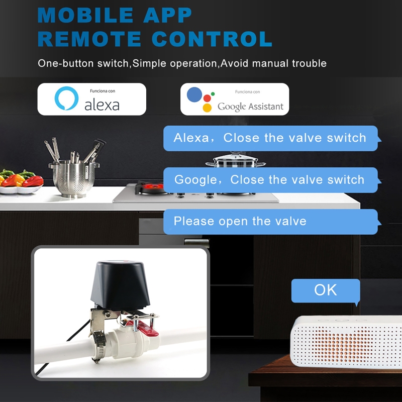 Tuya Akıllı Gaz Vanası WIFI Ba - Smart Garden Valve incelemesi ve fiyatı